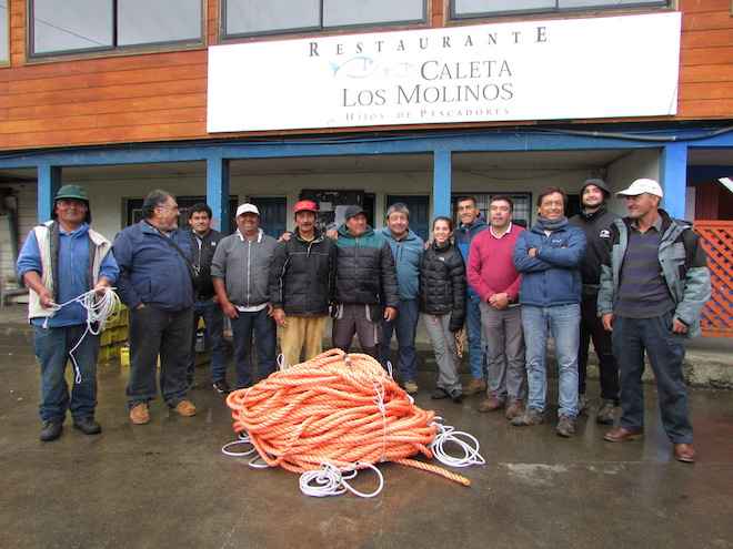 Pescadores artesanales de la Región de Los Ríos aprenden técnicas de cultivo de sus pares nortinos