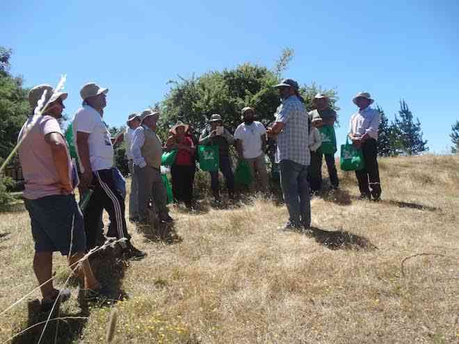 Pequeños agricultores del valle del Itata se capacitan en cosechar aguas lluvias para para sus cultivos