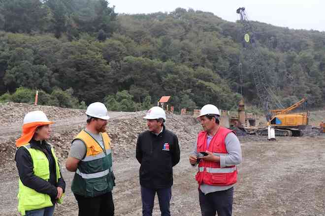 MOP ejecuta a toda máquina obras para la pavimentación de la  ruta S-70 Pocoyan – Puente Peule