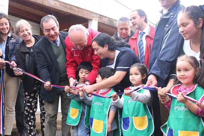 Inauguran inédito sistema de calefacción geotérmico en jardín infantil de Mariquina