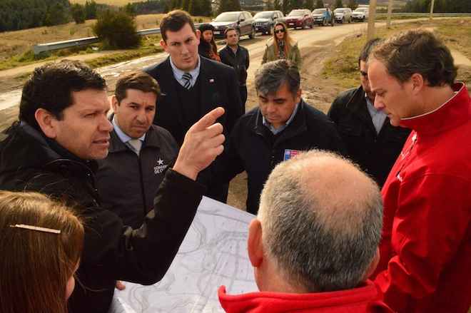 Con visita a terreno informan avance de proyecto de Unidad Operativa de Control de Tránsito de Coyhaique