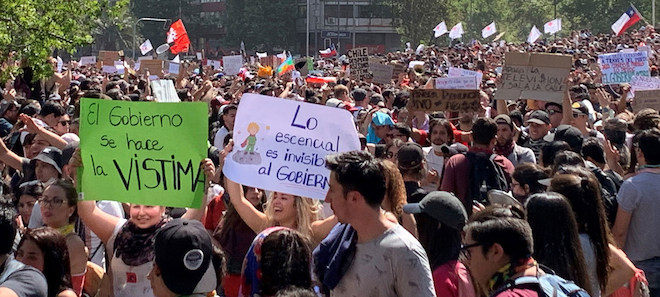 La Oficina de Derechos Humanos manifiesta "preocupación por la violencia en Chile" 