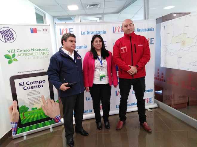 Comenzó en La Araucanía la prueba piloto para el Censo Agropecuario y Forestal que se realizará el próximo año