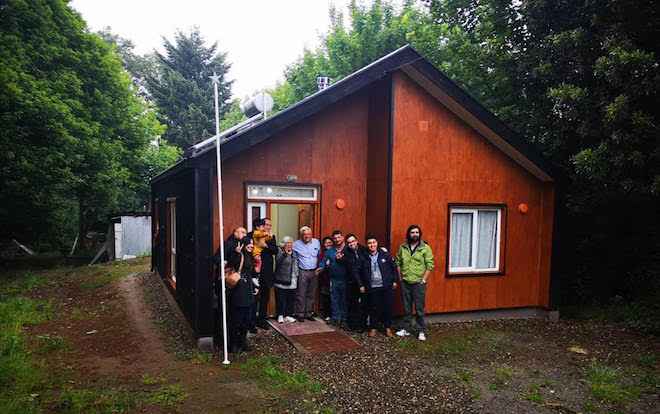 Inauguran primera vivienda sustentable en la Región de Los Ríos
