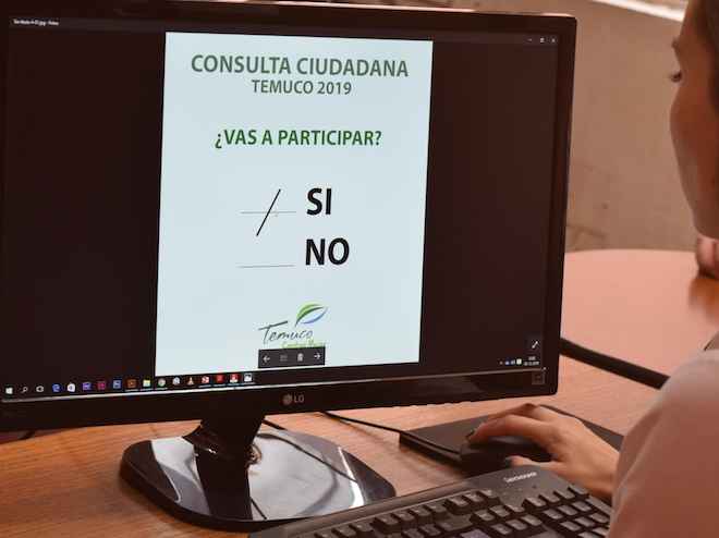 Municipio de Temuco se sumará a consulta ciudadana nacional mediante voto electrónico