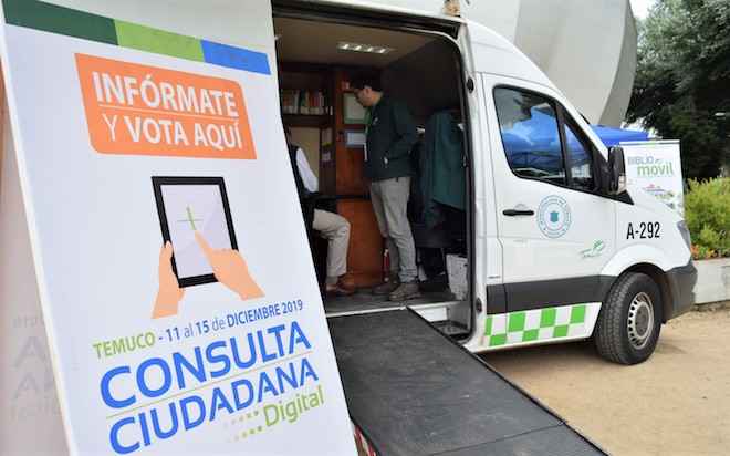 Más de 40 mil vecinos participaron de la primera consulta ciudadana digital en Temuco