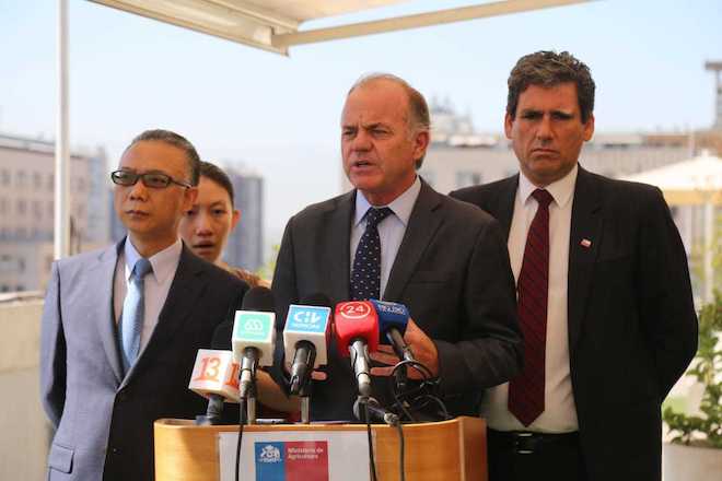 Ministro Walker tras reunión con embajador chino: “La venta y comercialización de productos chilenos en China volverá a la normalidad en los próximos días”