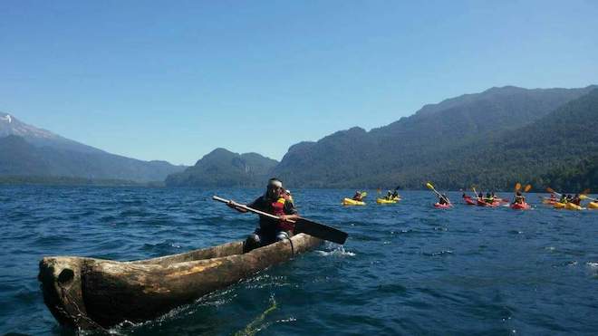 Invitan a 10ª versión de la Navegación Ancestral en Kayak y Wampo por el Río Humedal Cua Cua