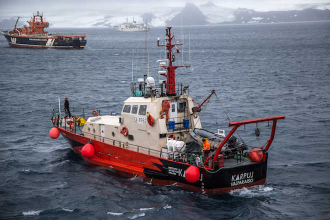 “Karpuj” completó 6.300 millas náuticas en Antártica al servicio de la ciencia nacional