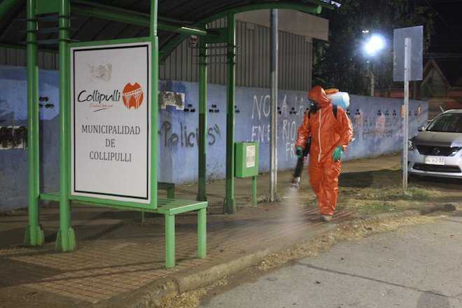 Alcalde de Collipulli implementa plan de sanitización en la comuna