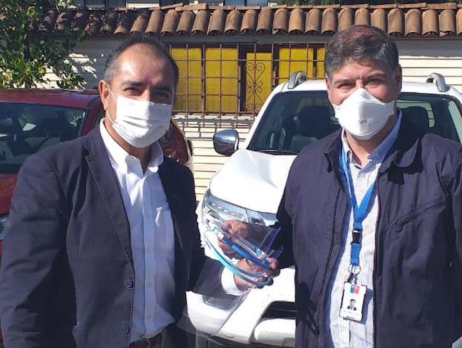 Cámara de Comercio de Temuco donó 500 escudos faciales al personal del Hospital Hernán Henríquez