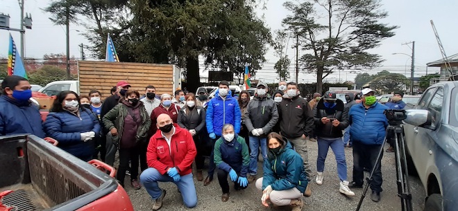 Comunidades mapuche de Freire y Vilcún donan más de 10 mil kilos de alimentos para ollas comunes de Temuco