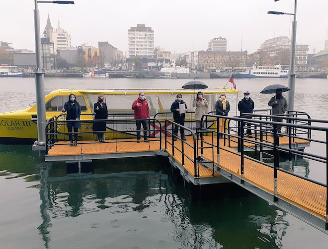 MOP entregó al municipio de Valdivia tres muelles para potenciar el transporte fluvial en el río Calle Calle