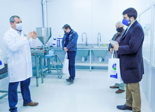 Inauguran primera planta de alcohol gel del sur de Chile