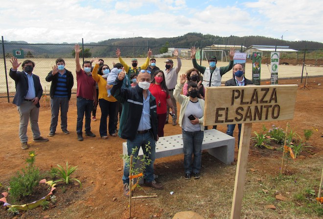 Árboles nativos darán vida a la nueva Plaza El Santo, en Tomé