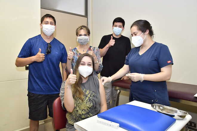 Familia osornina participa del estudio de vacuna contra el covid-19