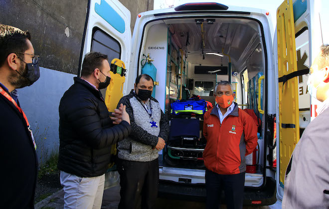 Por pandemia SS Concepción adelanta entrega de nueva ambulancia para Chiguayante