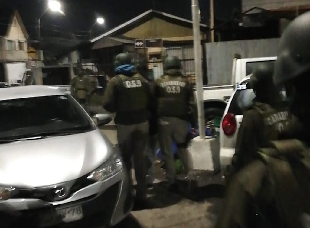 Carabineros de OS9 desarticula banda criminal dedicada a robos por sorpresa en la salida de bancos de la zona