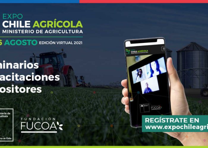 Más de 150 actividades de capacitación e información tendrá Expo Chile Agrícola 2021