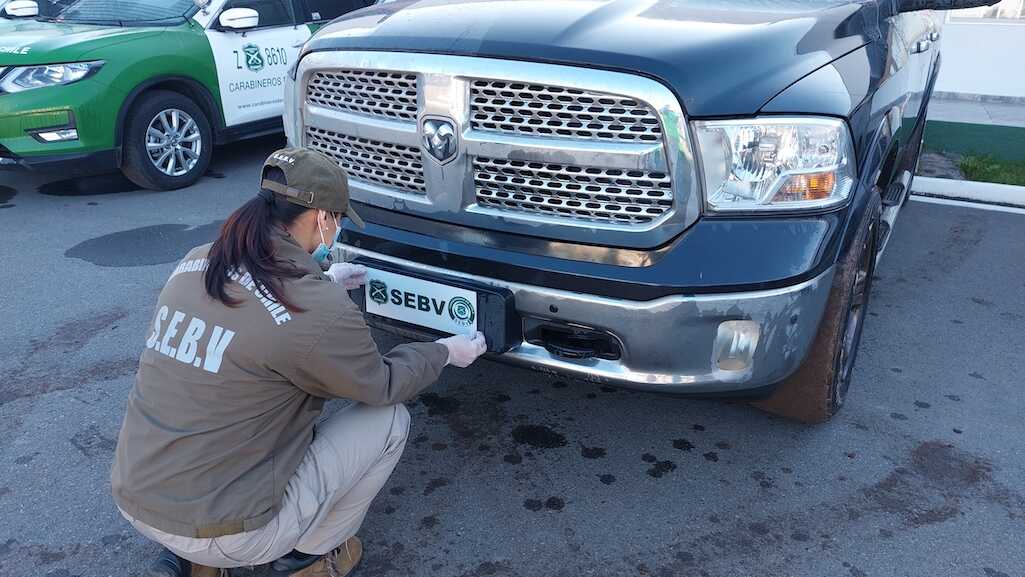 Carabineros del SEBV recuperaron en la última semana 7 vehículos robados en Santiago mediante hechos violentos