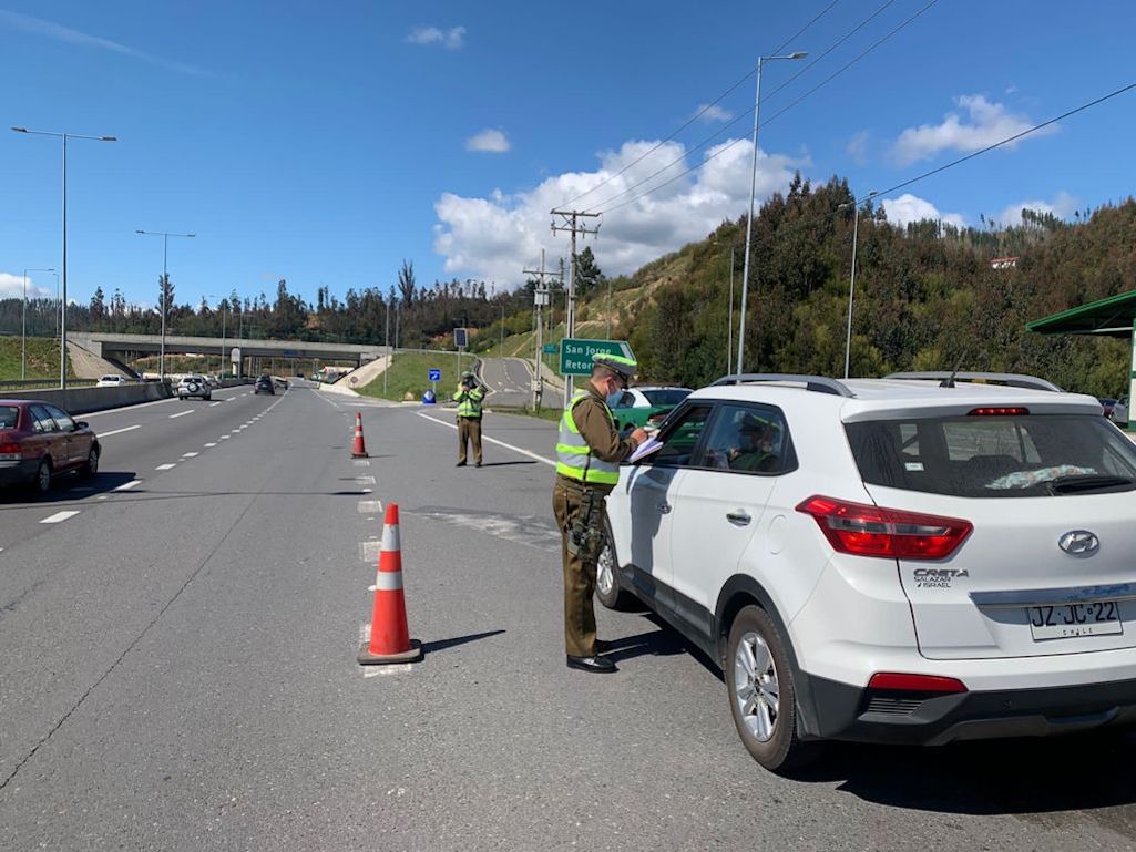 Cerca de 40 mil controles realizaron Carabineros en la Región del Bío Bío durante el fin de semana de Fiestas Patrias