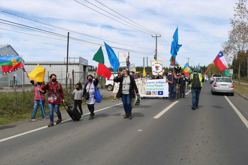 Sustentabilidad agrícola e industrial y manejo de residuos marcaron primera marcha por el medio ambiente realizada en Tucapel