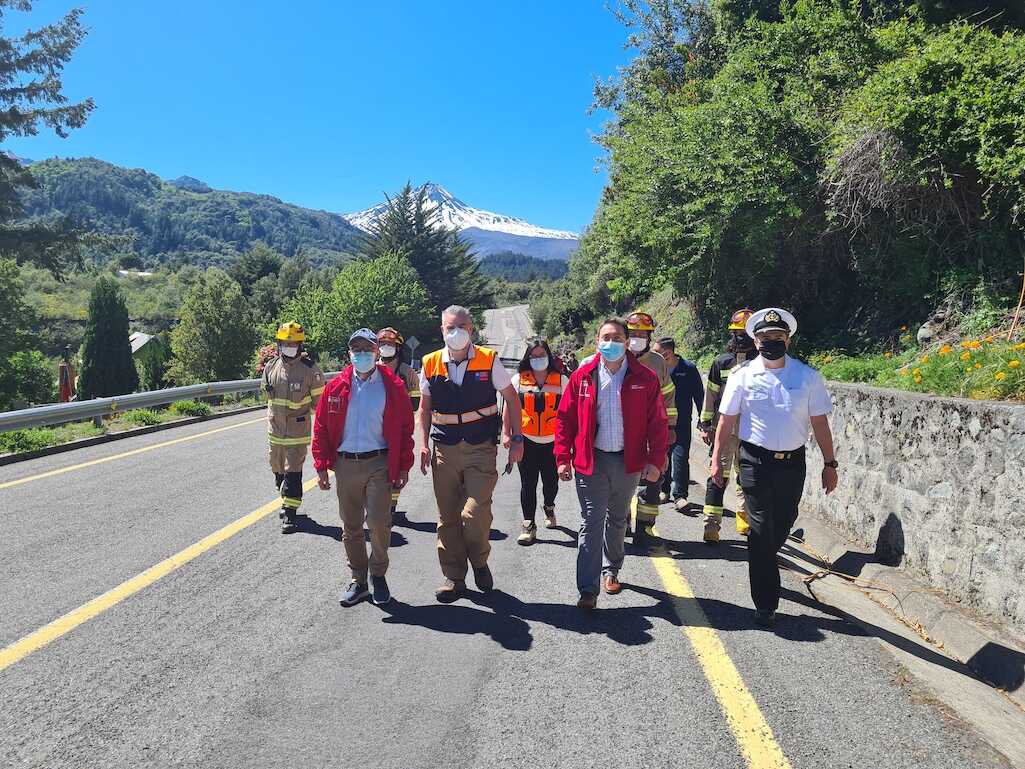 Simulacro de erupción volcánica se realizó con éxito en la comuna de Antuco