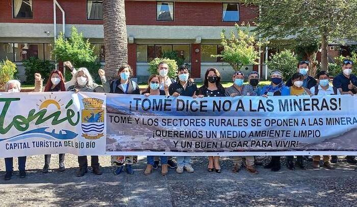  «Tomé dice no a las mineras»: autoridades y comunidad manifestaron a constituyentes de Comisión de Medio Ambiente su postura ante tema