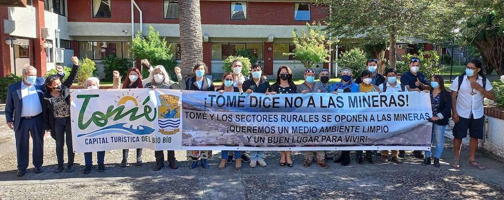  "Tomé dice no a las mineras": autoridades y comunidad manifestaron a constituyentes de Comisión de Medio Ambiente su postura ante tema