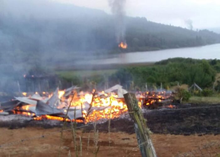 Resistencia Mapuche Lavkenche (RML) se adjudica ataque en lago Lanalhue: no pararán «mientras forestales devasten territorio y empresas turísticas lucren»
