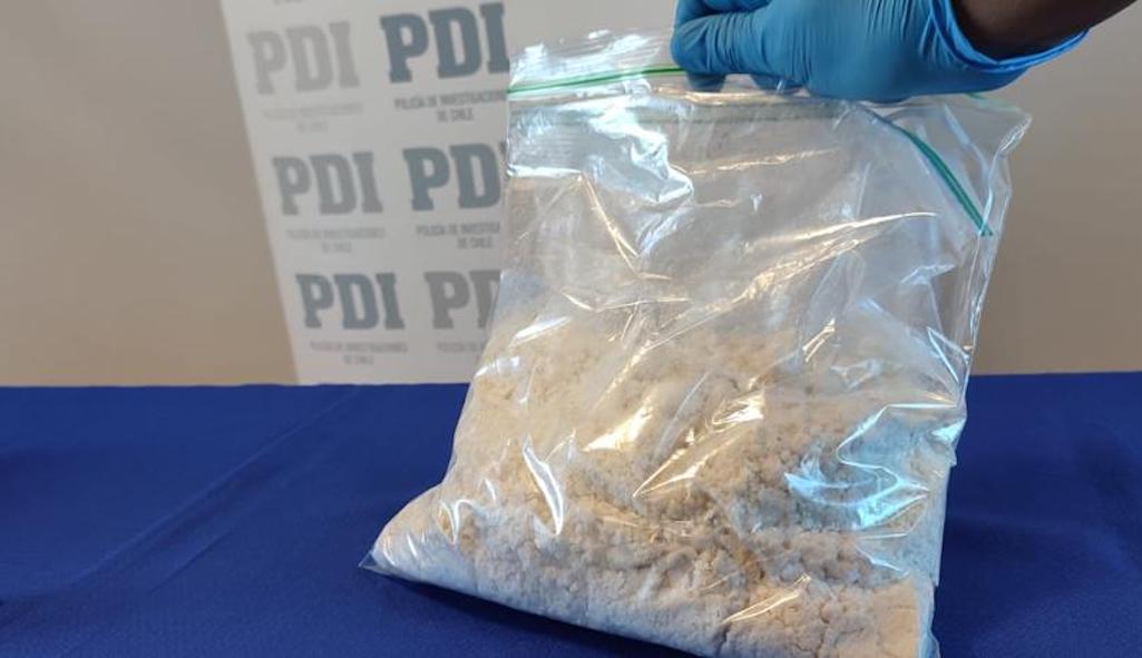 Más de 15 mil dosis de cocaína base avaluada en $15.000.000 sacó de circulación PDI Los Ángeles en Cabrero