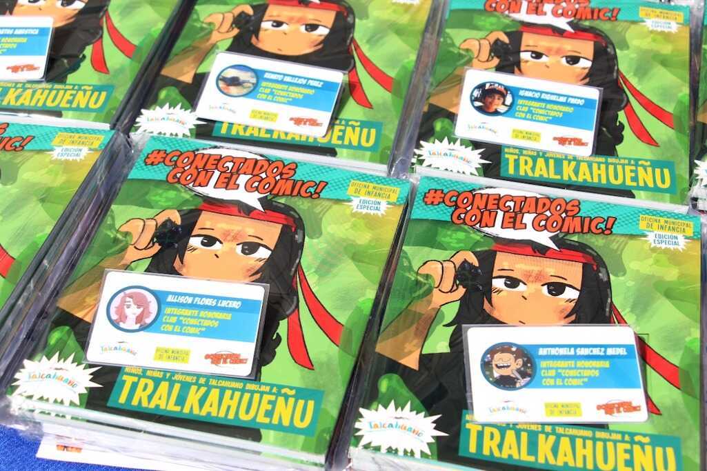 Talcahuano lanzó libro de cómics basado en la vida de cacique Tralcahueñu