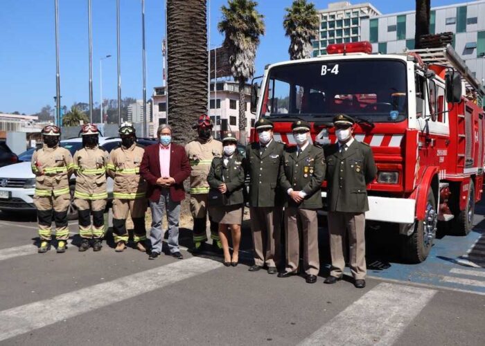 Core aprobó adquisición de dos carros de bomberos para la comuna de Florida