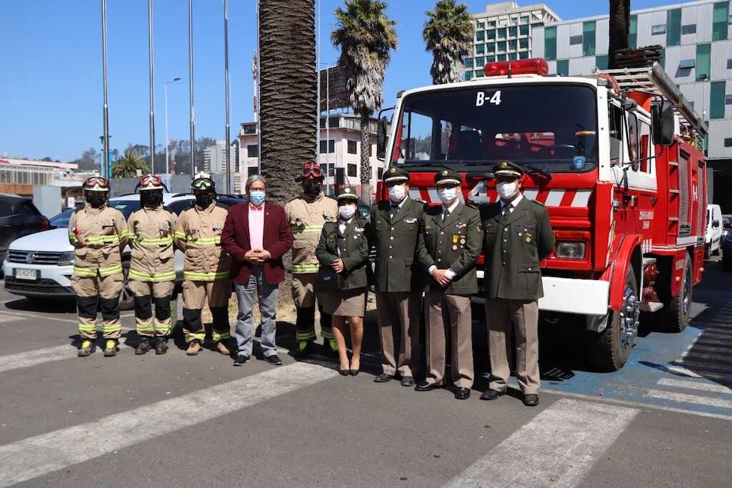 Core aprobó adquisición de dos carros de bomberos para la comuna de Florida
