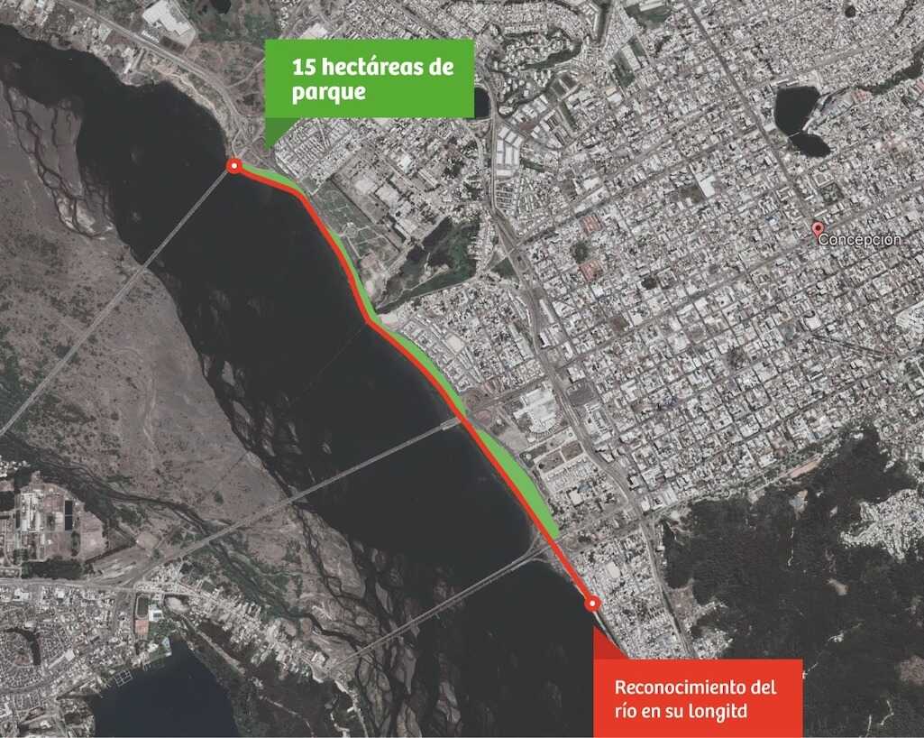 Comunidad de sector Costanera valora proyecto de nuevo parque que acerca la ciudad al río Biobío