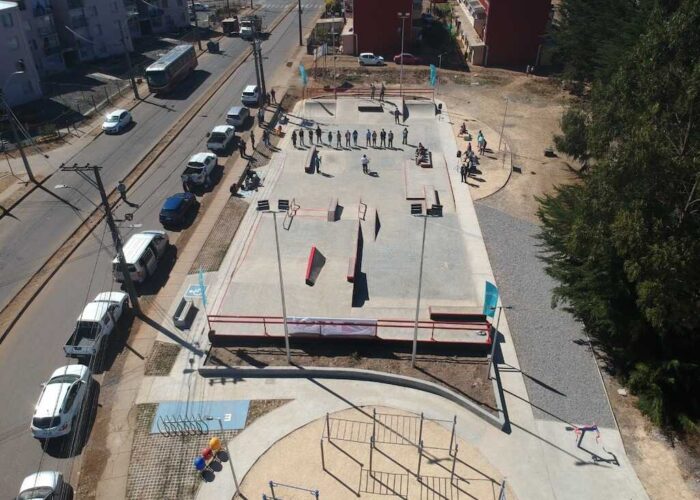 Talcahuano inaugura su primer skatepark en Centinela