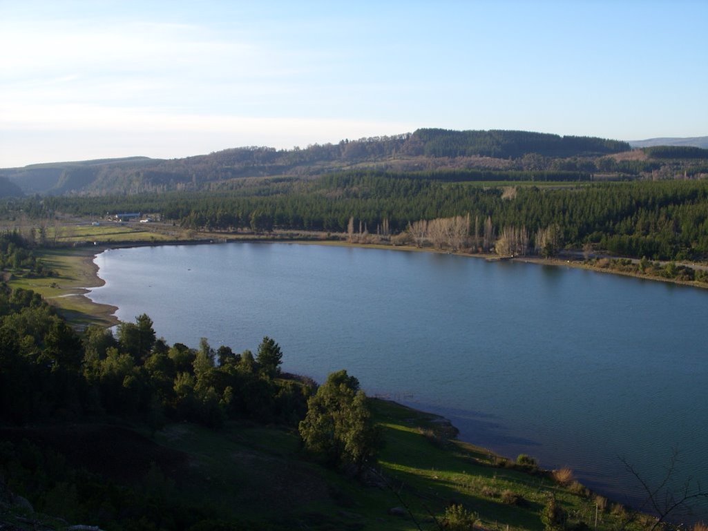 Sequía y cambio climático afectan nivel del agua de la laguna de Trupán