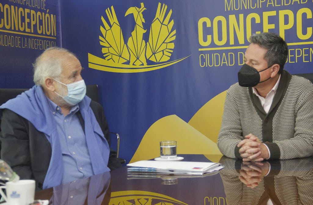 Ministro Carlos Montes se reúne con Alcalde de Concepción  para coordinar trabajo en la región en materia habitacional y urbana