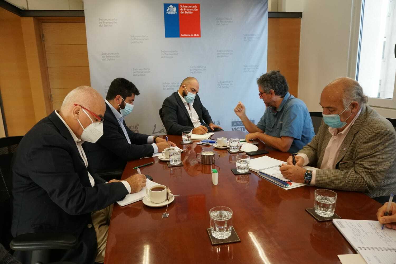 Abordando seguridad ciudadana alcalde de Talcahuano se reunió con Subsecretario de Prevención del Delito