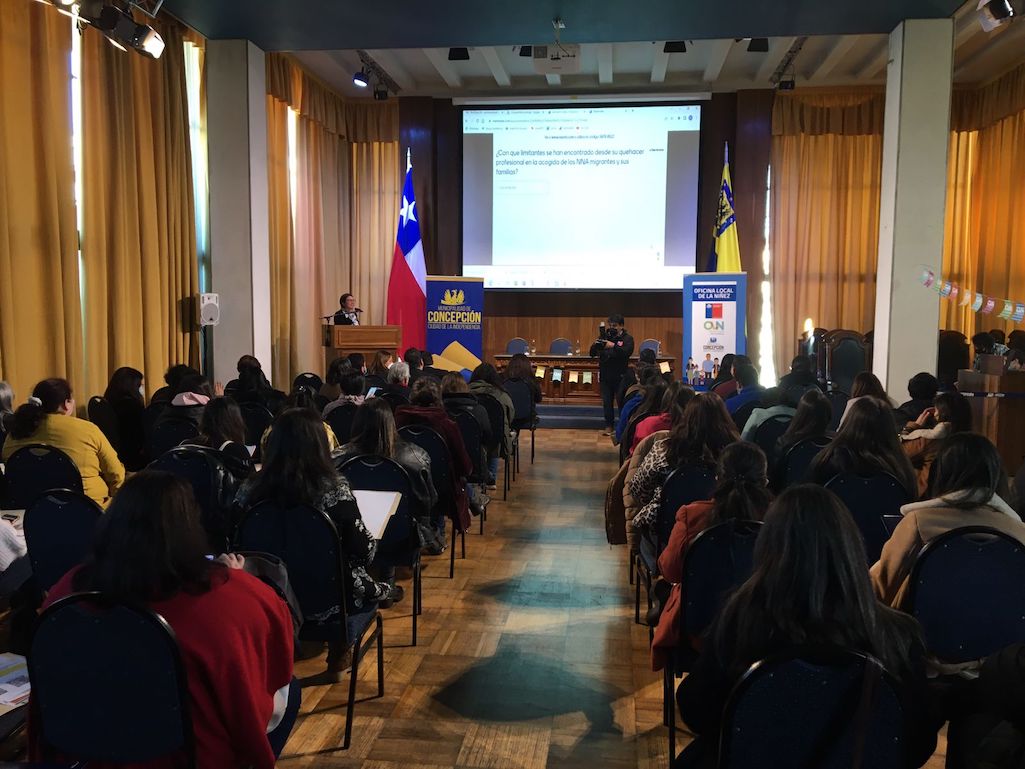 Seminario abordó vulnerabilidad infantil ligada a la migración en Concepción