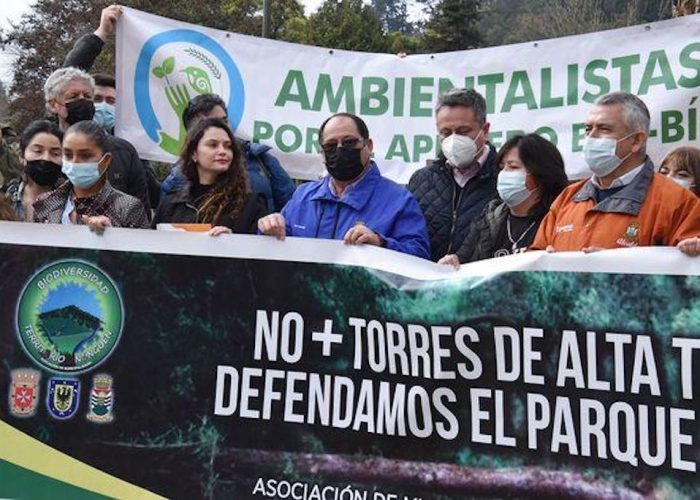 Cambiar trazado eléctrico de proyecto solicita al SEA la Asociación de Municipalidades del Parque Nonguén