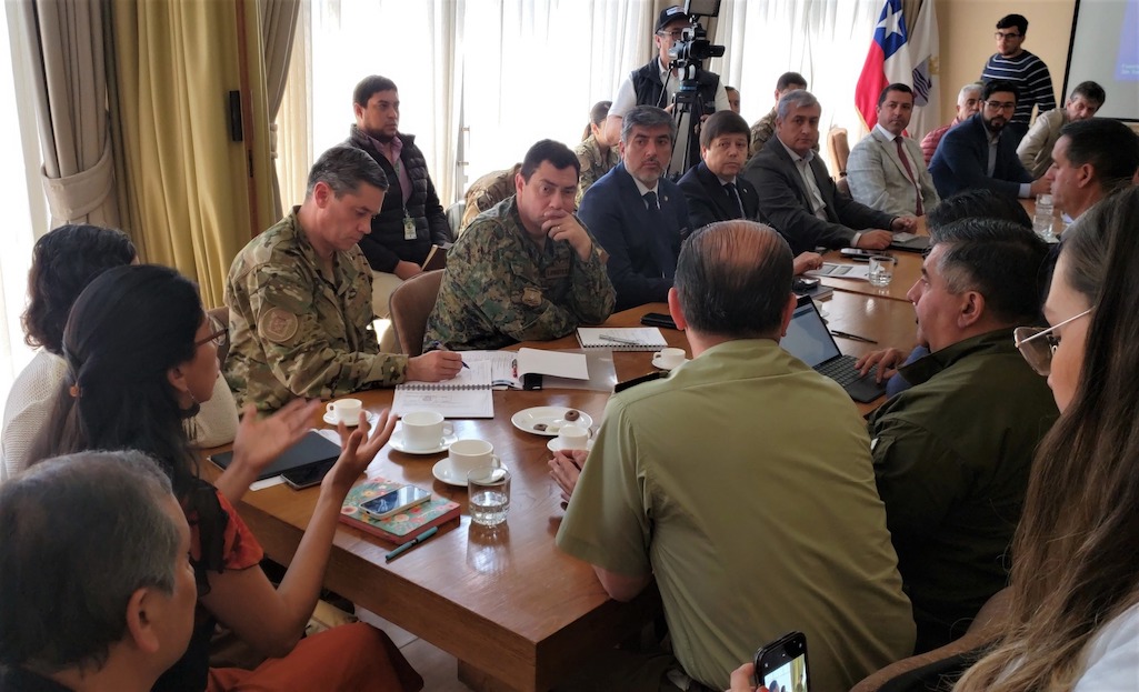 Alcalde de Cabrero participó en reunión que abordó seguridad en Macrozona Sur