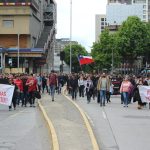 Trabajadores de la UCSC marchan por Concepción en demanda de mejores condiciones