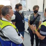 Ministra de Salud Ximena Aguilera llega a apoyar trabajo de equipos locales en el contexto de los incendios forestales que afectan a Santa Juana