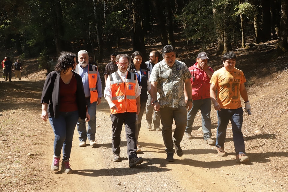 Comienza en Alhuelemu reconstrucción de viviendas tras incendios forestales 