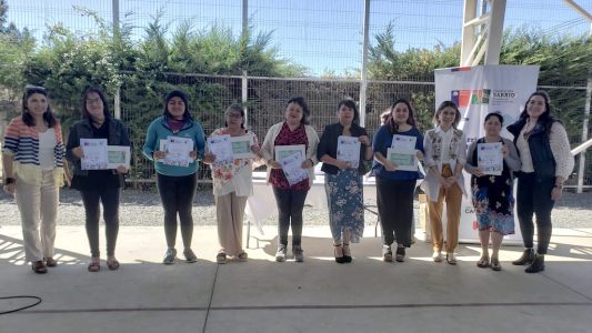 Mujeres de Cañete se certifican en deshidratado de frutas, reciclaje textil y conservas