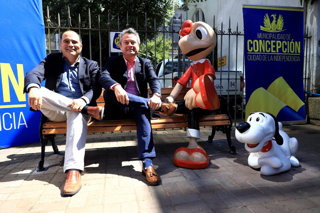 ¡Condorito está de vuelta! figura conmemorativa fue reinstalada en Concepción