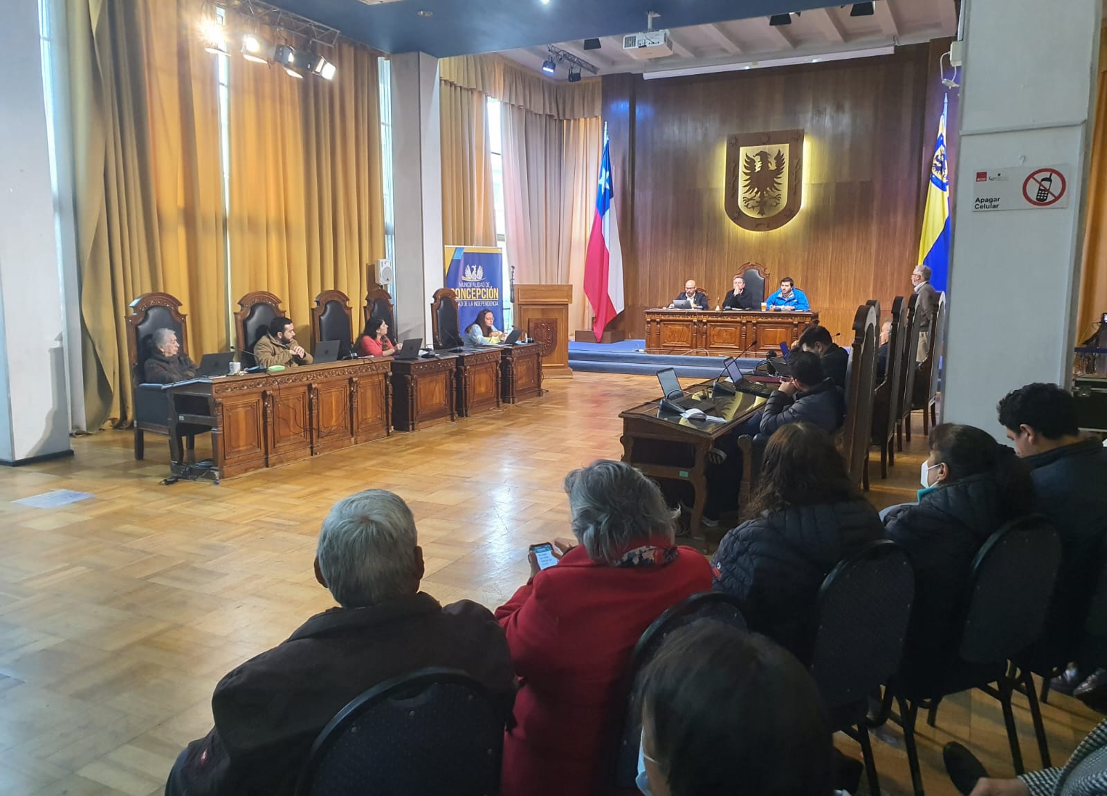 Concejo Municipal de Concepción aprueba adjudicación del contrato de parquímetros