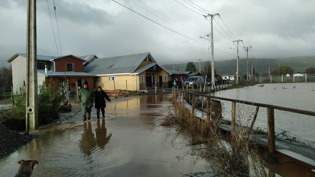 Ante inclemencia del clima en Biobío equipos del Gore se despliegan en la Región