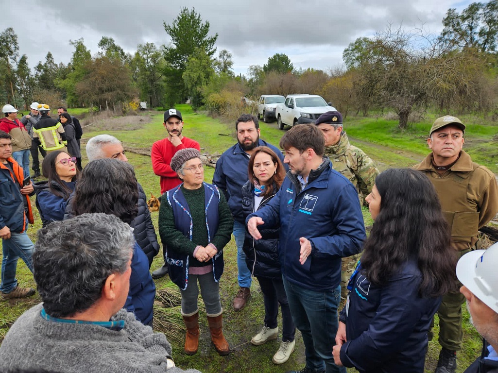 Alto Biobio, Laja y Cabrero: Ministro Pardow recorre localidades afectadas por sistema frontal en la Región del Biobío